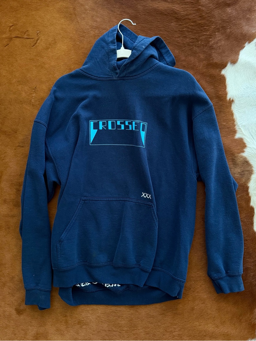 Navy hoodie size S